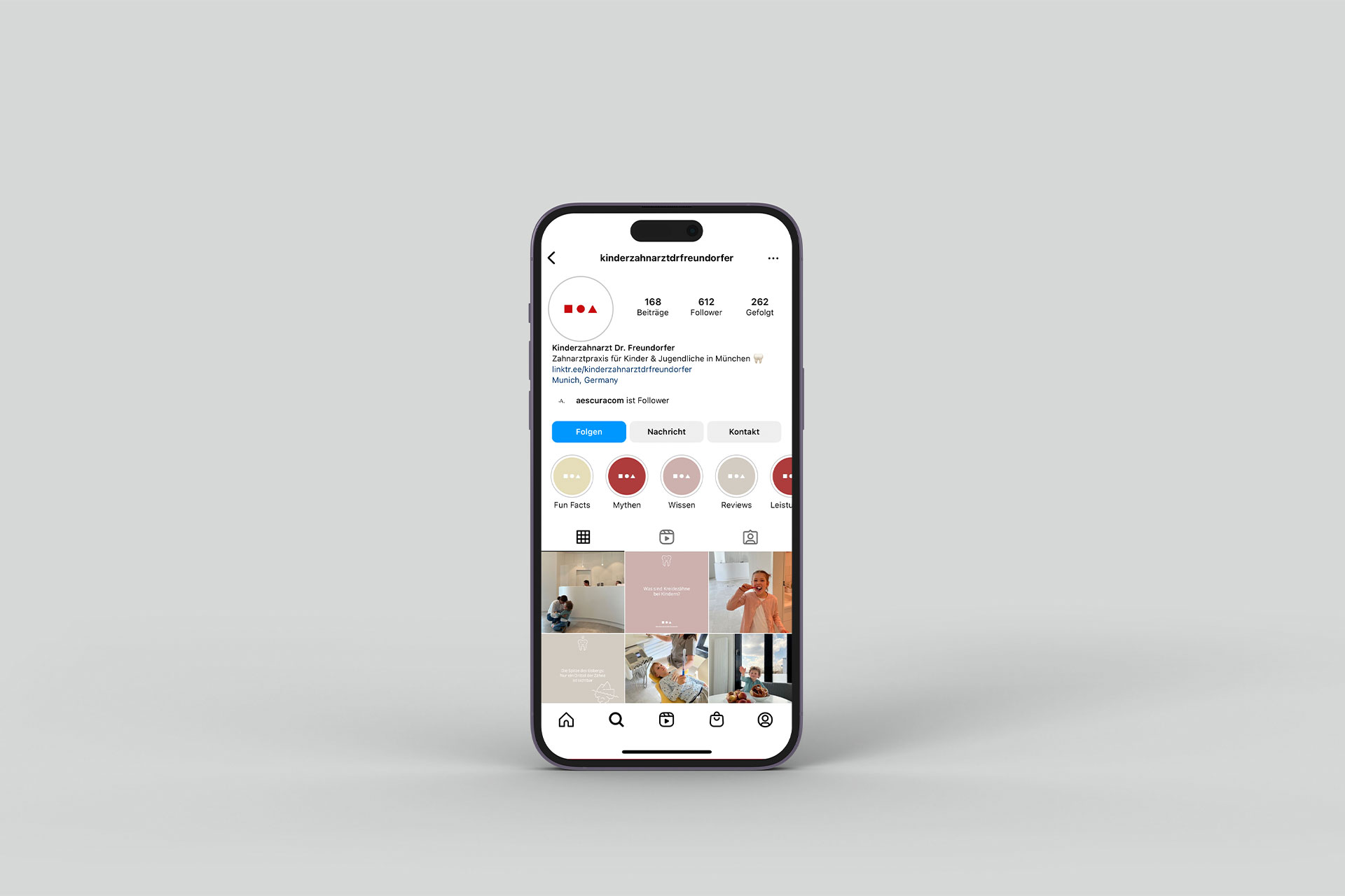 Aescura, Healthcare Agentur, Projekte, Social Media Dr. Freundorfer